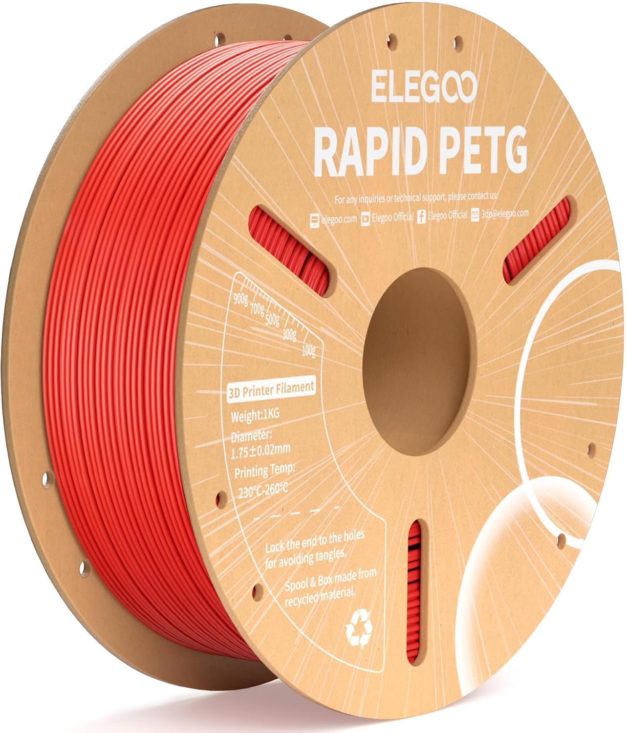 PETG ELEGOO Rapid - ROJO