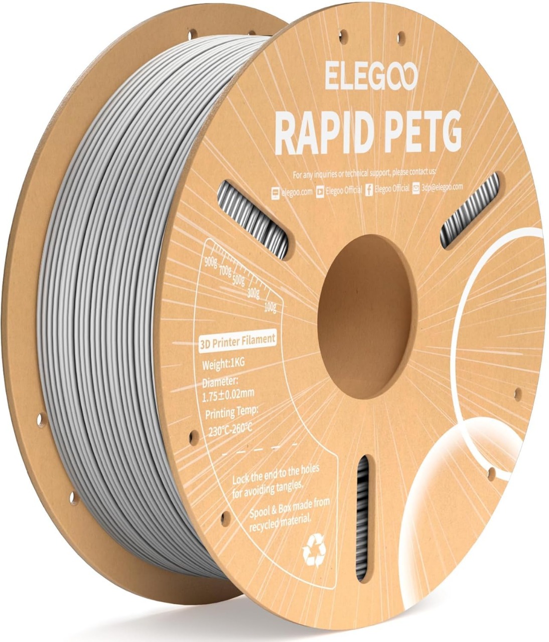 PETG ELEGOO Rapid - GRIS