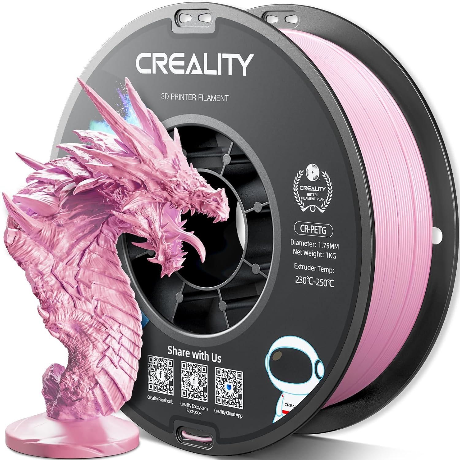 PETG Creality - Rosado
