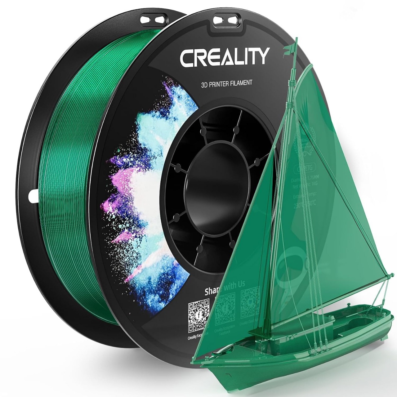 PETG CREALITY - Transparent Green