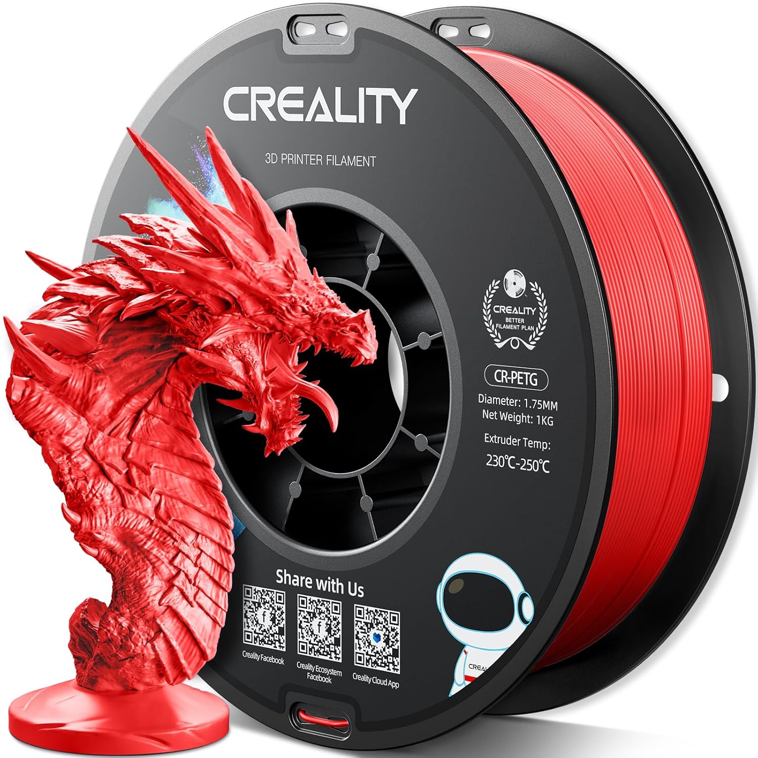 PETG CREALITY CR - ROJO
